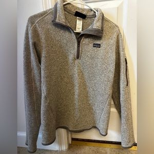 Patagonia better sweater, women’s medium birch white.